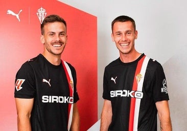 Negra y con una banda rojiblanca: el Sporting lanza su segunda equipación para esta temporada