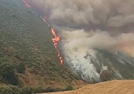 Incendios en Asturias | Todos los esfuerzos para contener las llamas en los Picos de Europa