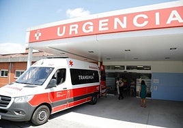Hospital de Arriondas, donde fueron trasladados los heridos.