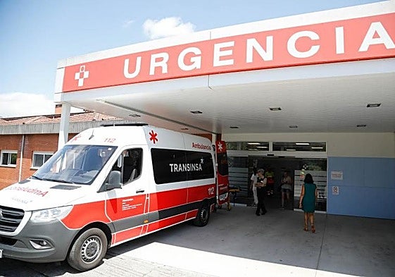 Hospital de Arriondas, donde fueron trasladados los heridos.