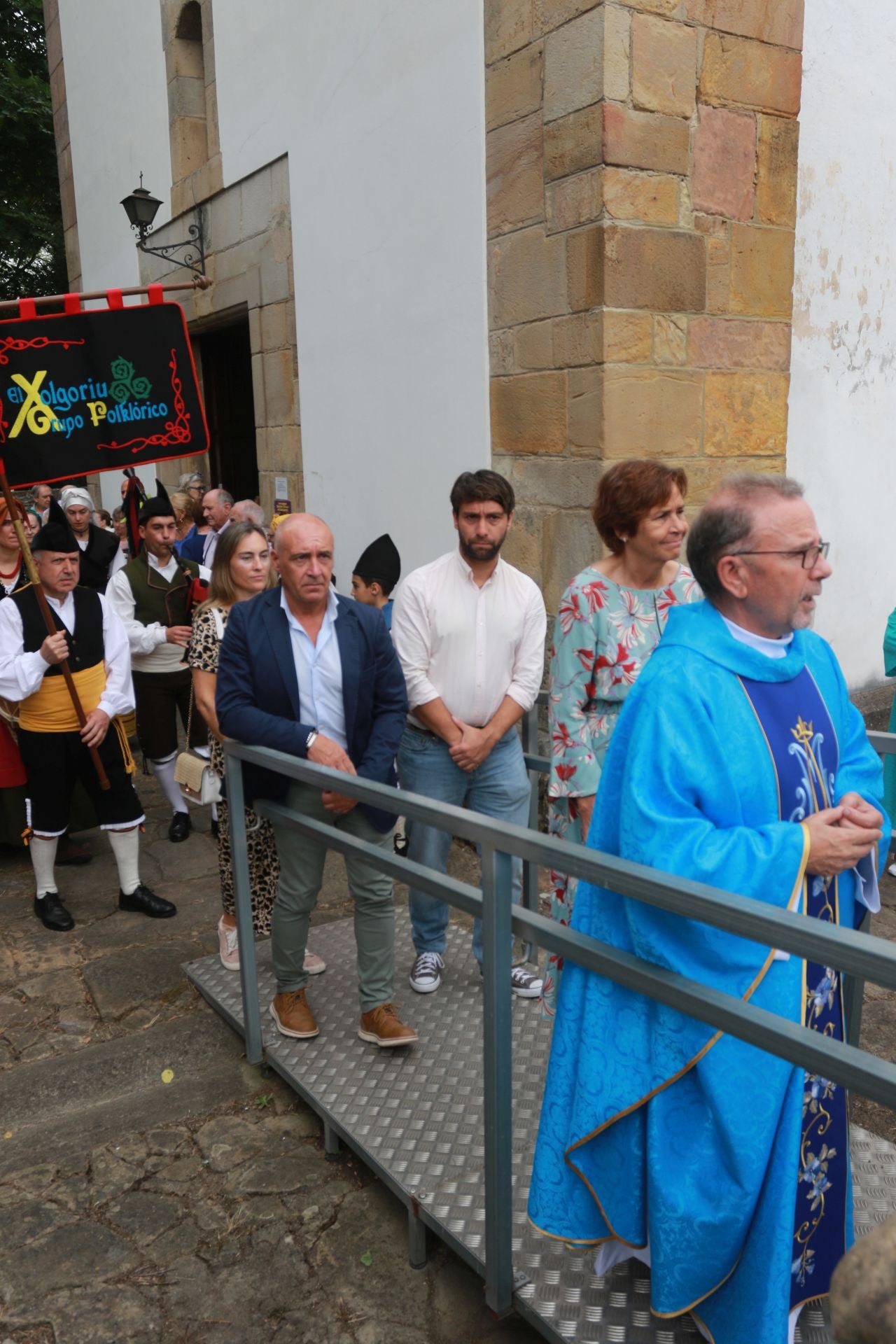 Contrueces honra a la primitiva patrona de Gijón