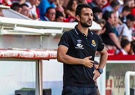 Dani Vidal, en un partido con el Nàstic de Tarragona.