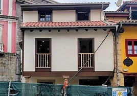 El edificio ya está construido y rematado a falta de retirar las vallas.