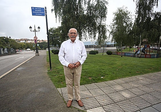 El presidente de la Asociación de Vecinos de El Cristo, Ramón del Fresno.