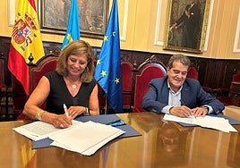 Concepción Méndez y Julián Moreno.