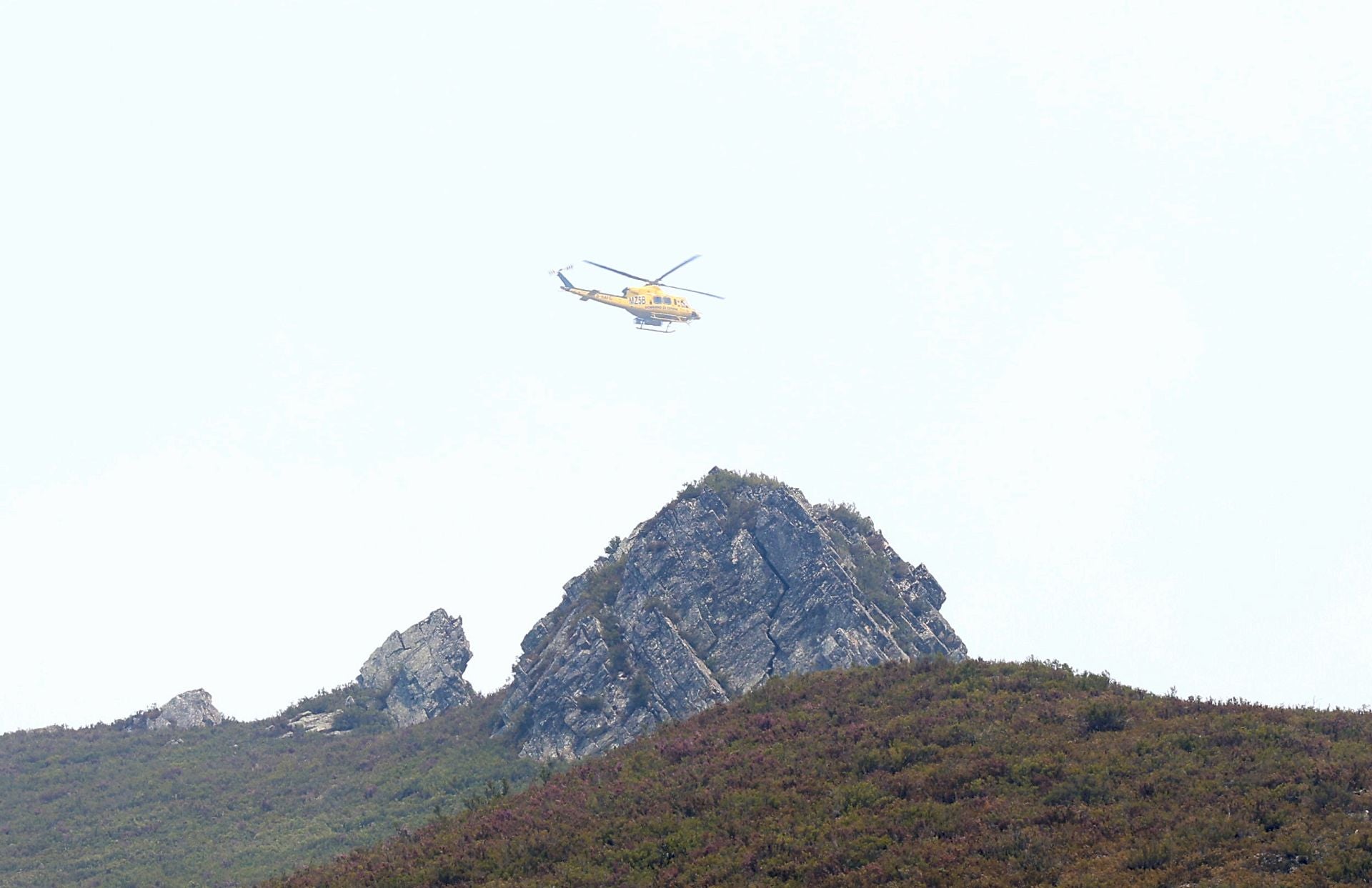 Incendio en Genestoso (Cangas del Narcea)