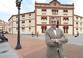 Carlos González Tirador, en la plaza de toros.