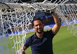 Dani Vidal, en una portería del Suárez Puerta.