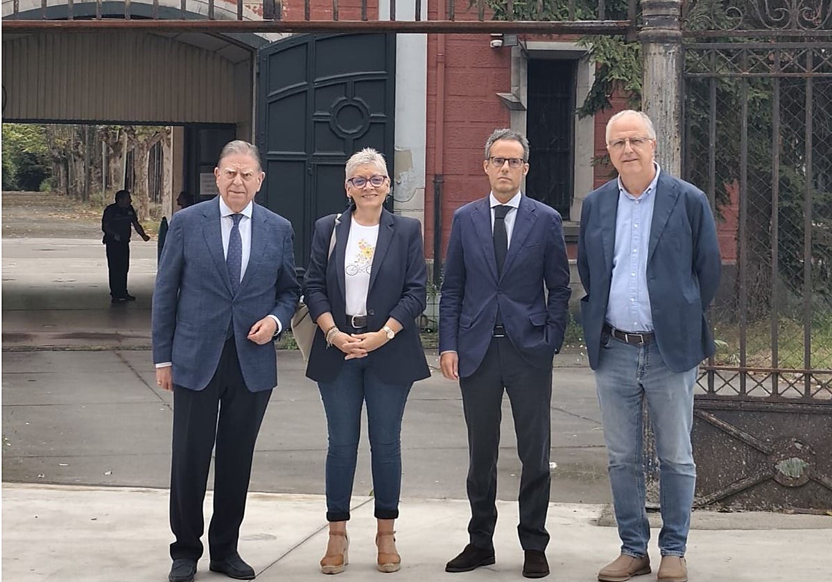Alfredo Canteli, Soledad Saavedra, Ignacio Cuesta y Ángel José López Díaz.