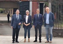 Alfredo Canteli, Soledad Saavedra, Ignacio Cuesta y Ángel José López Díaz.