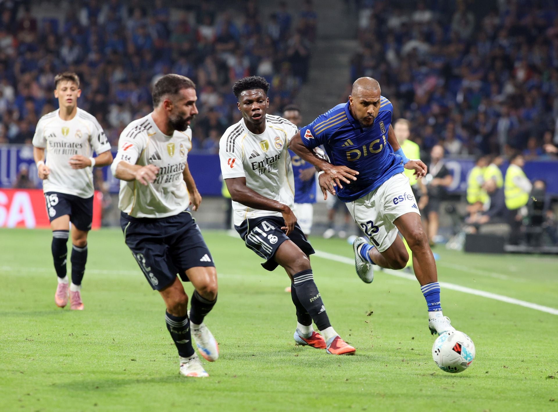 Las mejores jugadas del Real Oviedo - Real Madrid en imágenes