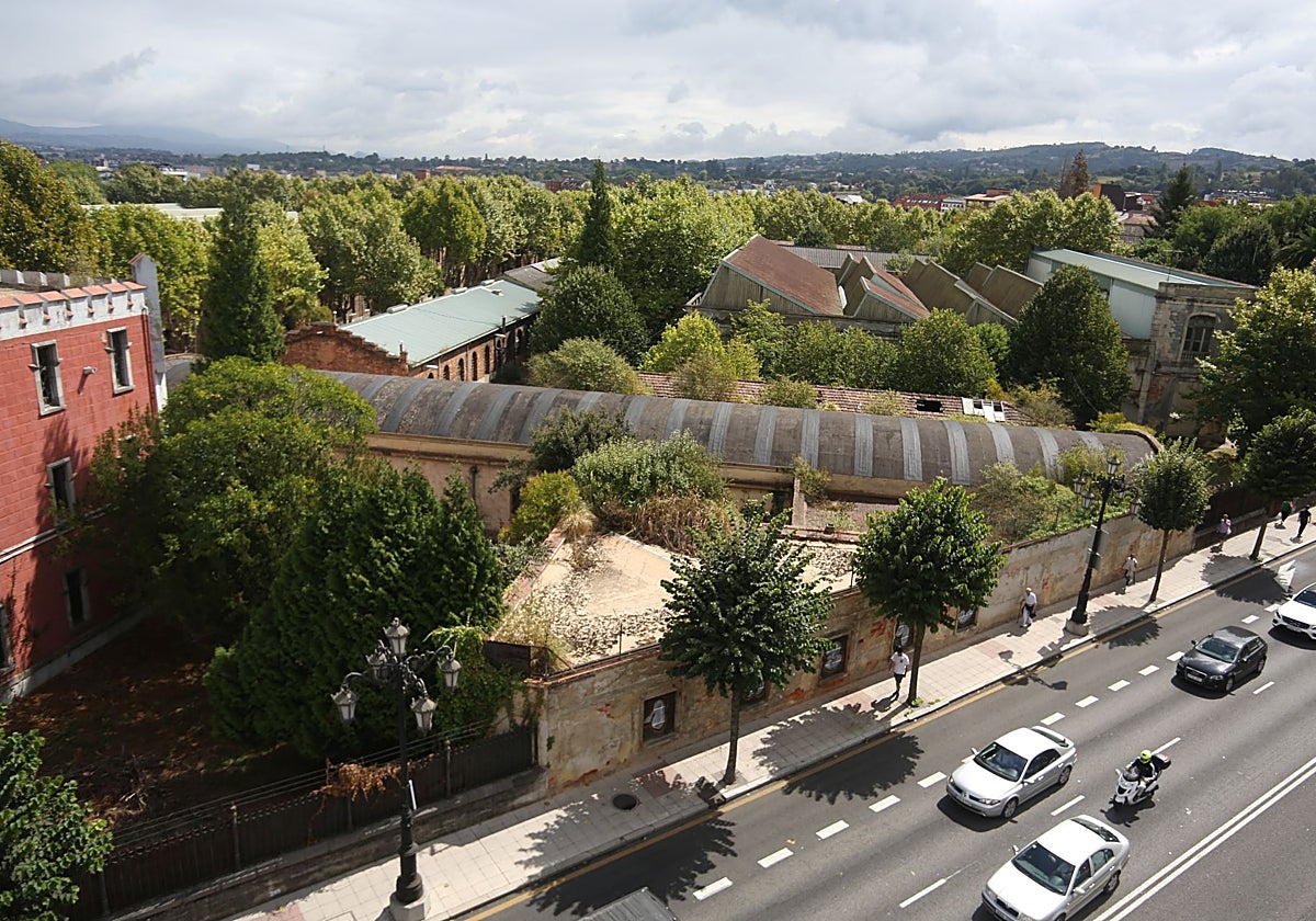 Terrenos de la fábrica de armas de La Vega.