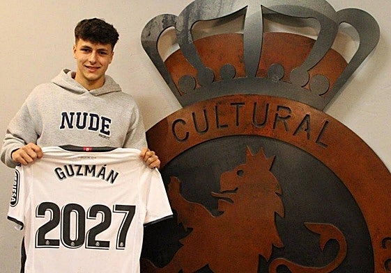 Guzán, cuando renovó su contrato con la Cultural hasta 2027.