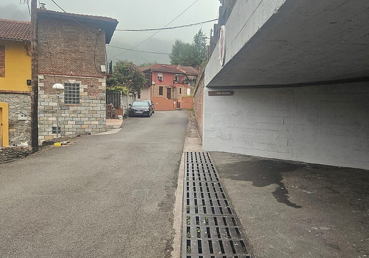 Zona en la que se pide un espejo para mejorar la seguridad.