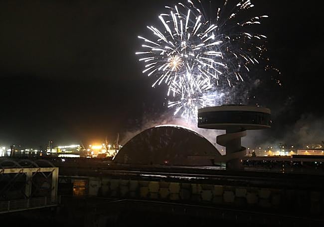 Los fuegos artificiales de Avilés.