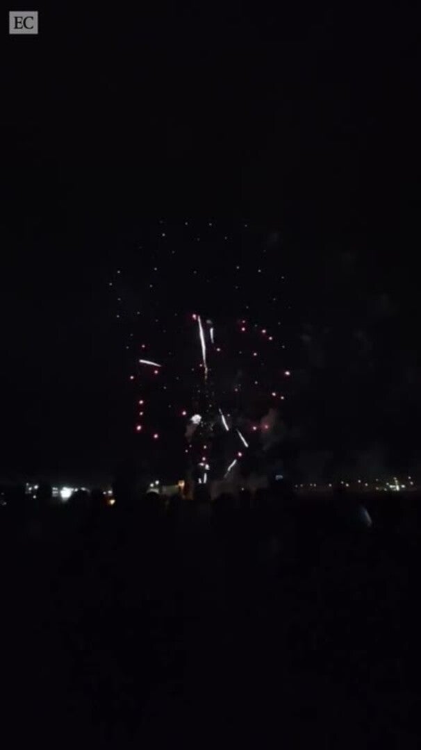 Vídeo: los impresionantes fuegos artificiales de Avilés
