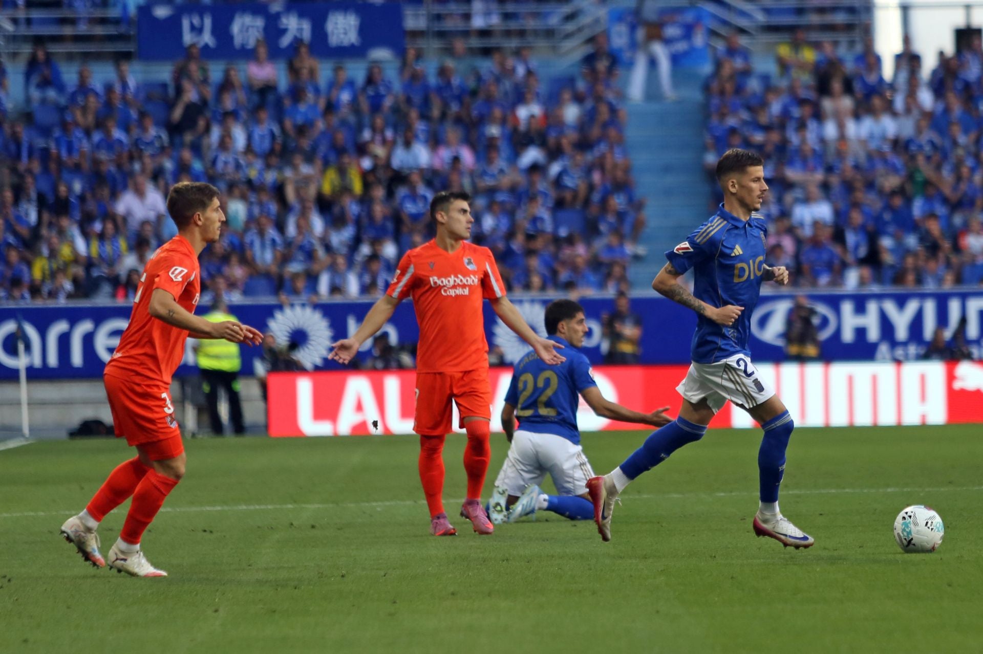 Las mejores jugadas del Real Oviedo - Real Sociedad en imágenes