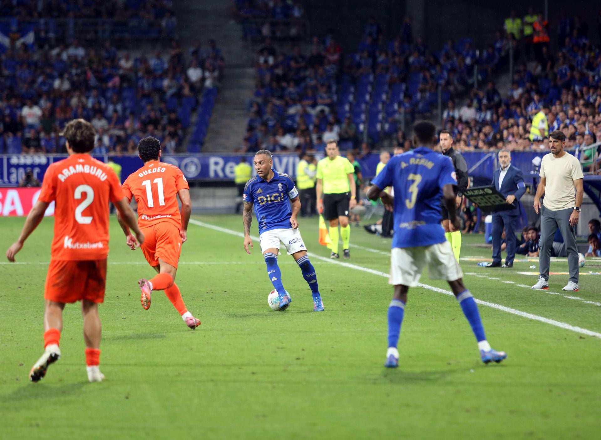 Las mejores jugadas del Real Oviedo - Real Sociedad en imágenes