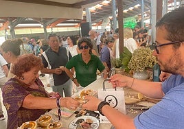 Las ventas fueron buenas e incluso la quesería Redes tuvo que ir a sus instalaciones por más piezas