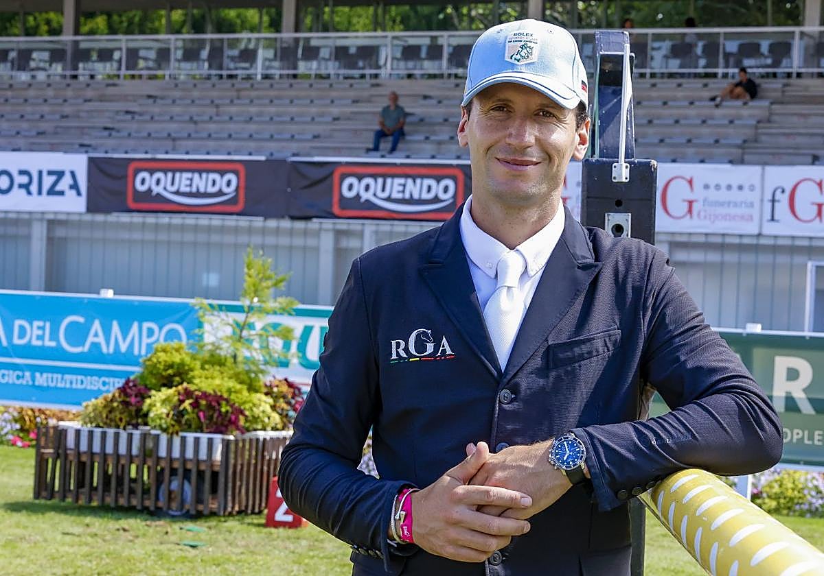 Triunfador.El portugués Rodrigo Giesteira, uno de los grandes triunfadores del Hípico.