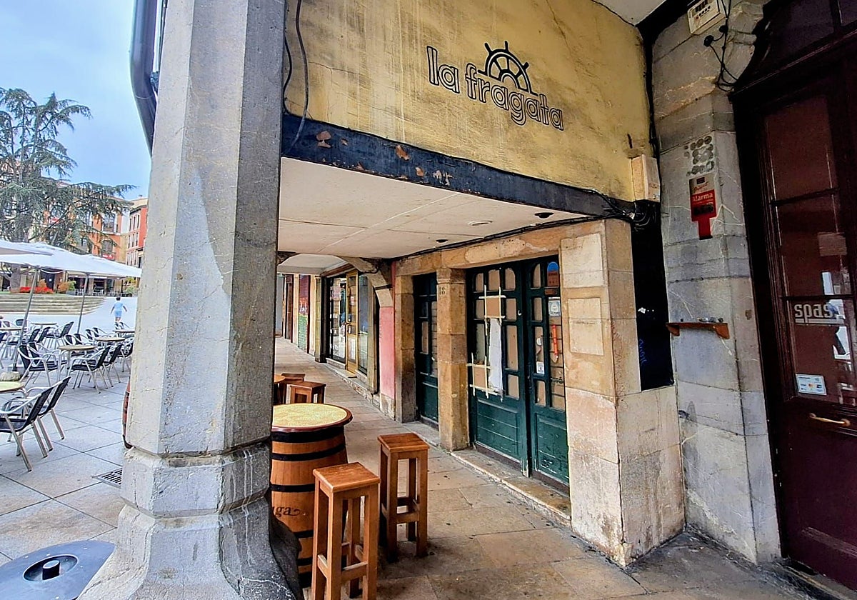Situación actual del restaurante La Fragata, en la calle San Francisco.