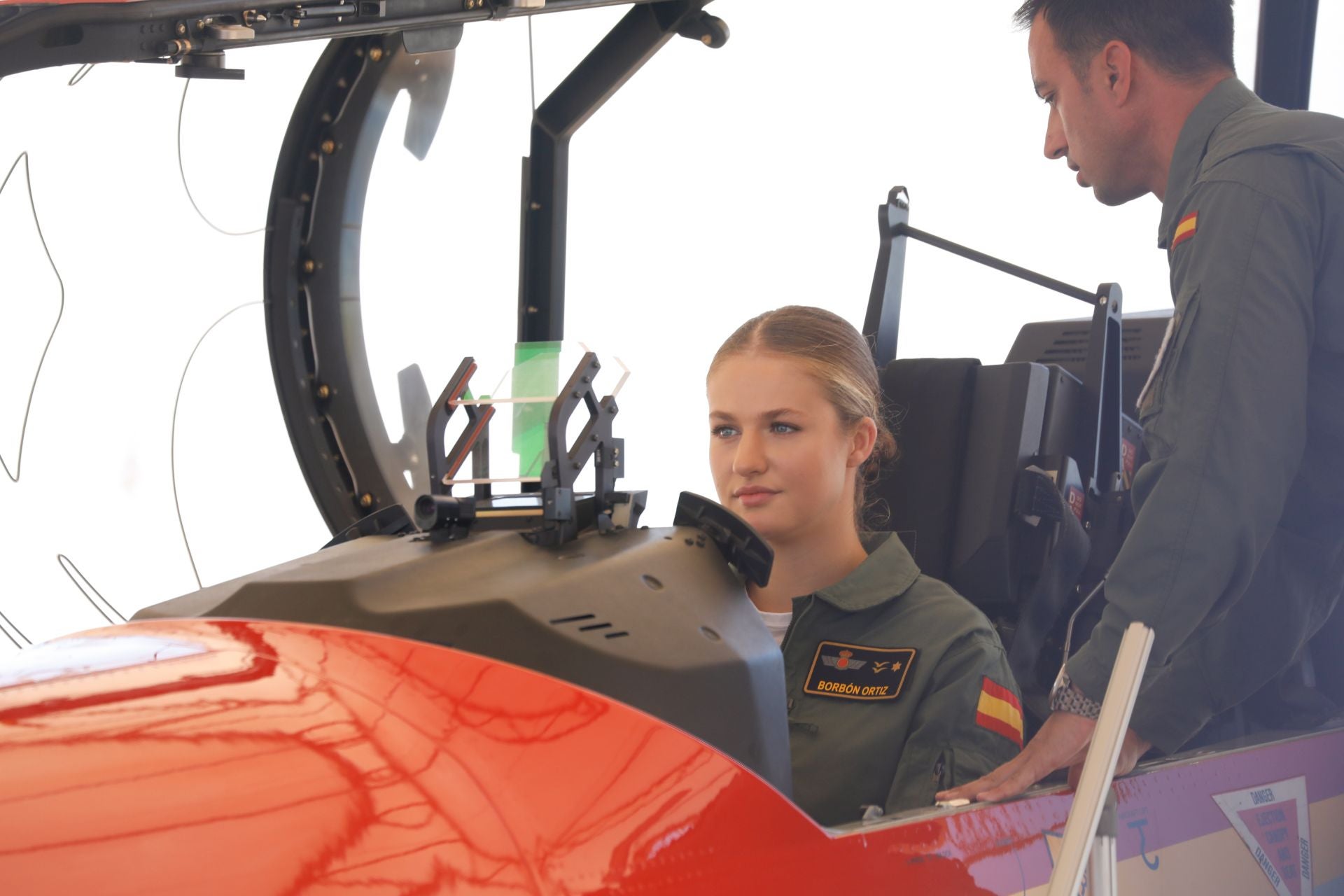Las primeras imágenes de la Princesa Leonor en su formación como piloto