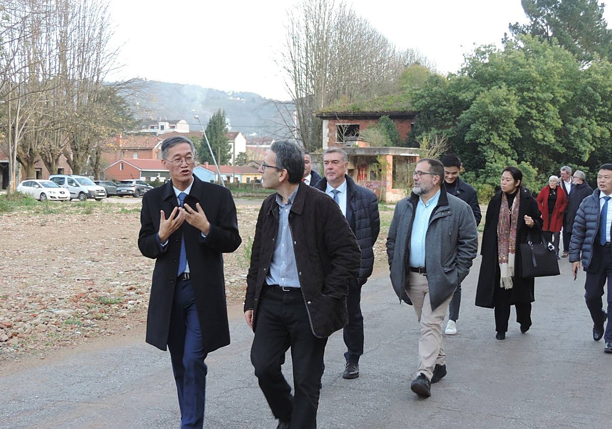 Visita de empresarios chinos a Langreo en julio.