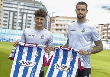 Borja Granero y Guzmán, presentados con el Real Avilés: «Seremos un equipo competitivo»