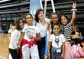 Los niños saharauis se despidieron de Asturias desde Avilés.