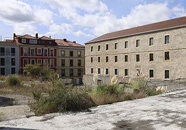 Solar anexo a Tabacalera sobre el que se construirán el Edificio Piñole y la futura cafetería del complejo cultural.
