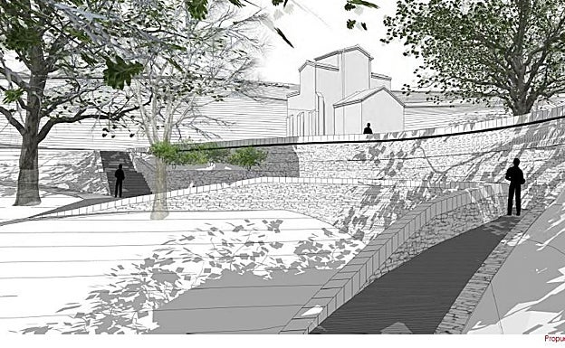 Diseño presentado en 2023 para unir los monumentos.