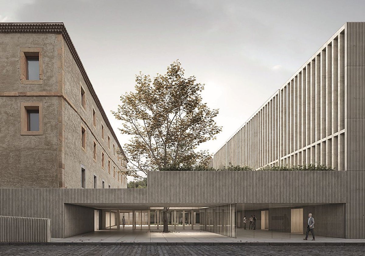 Imagen principal - «Las obras de Tabacalera se iniciarán en abril y en diciembre de 2027 nos entregarán ya el nuevo Piñole»