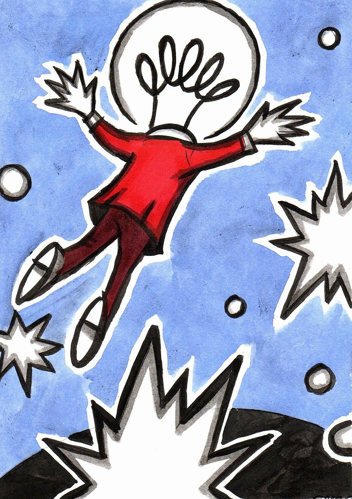 Hombres bombilla más allá de Orión