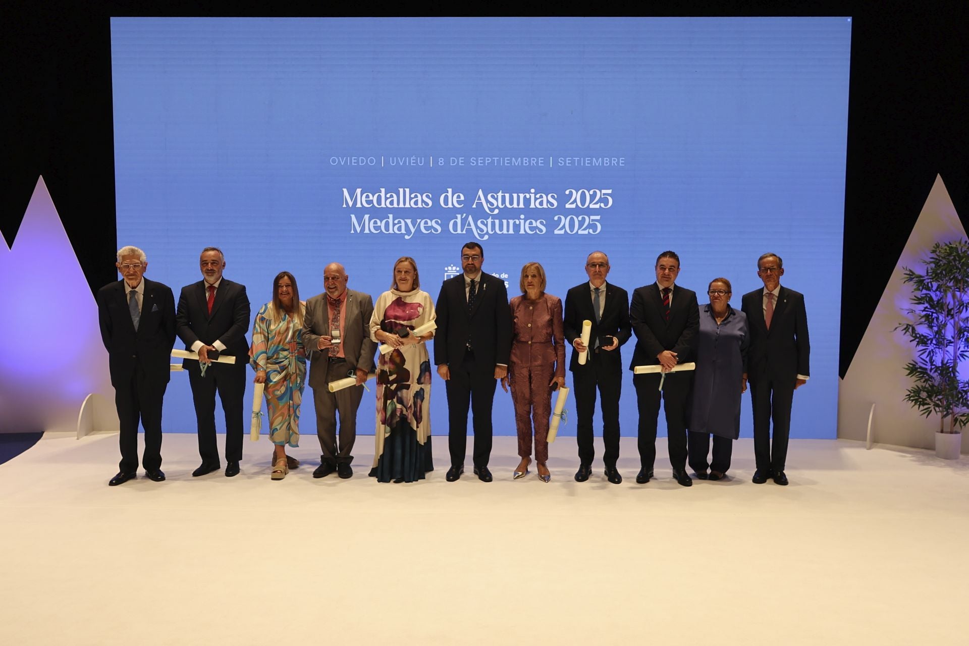 La entrega de las Medallas de Asturias 2025, en imágenes