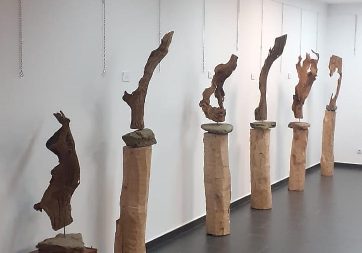 Parte de la exposición.