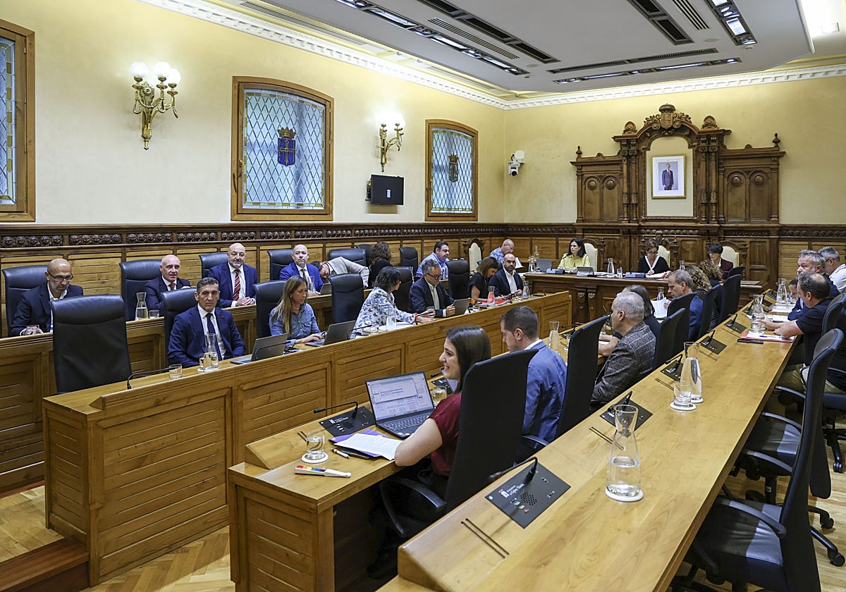 El Pleno del Ayuntamiento de Gijón.