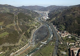Parcela de Hunosa que Indra baraja para la construcción de la pista de pruebas de blindados.
