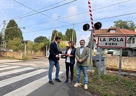 Silverio Argüelles, Beatriz Polledo y Juan Luis Berros.
