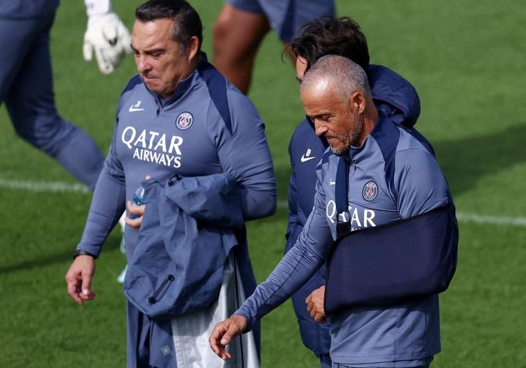 Luis Enrique reaparece tras su accidente en bicicleta: «Siempre revierto lo negativo»