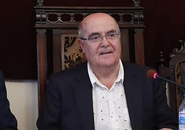 Tino Quintana, durante un acto de la Sociedad Internacional de Bioética.