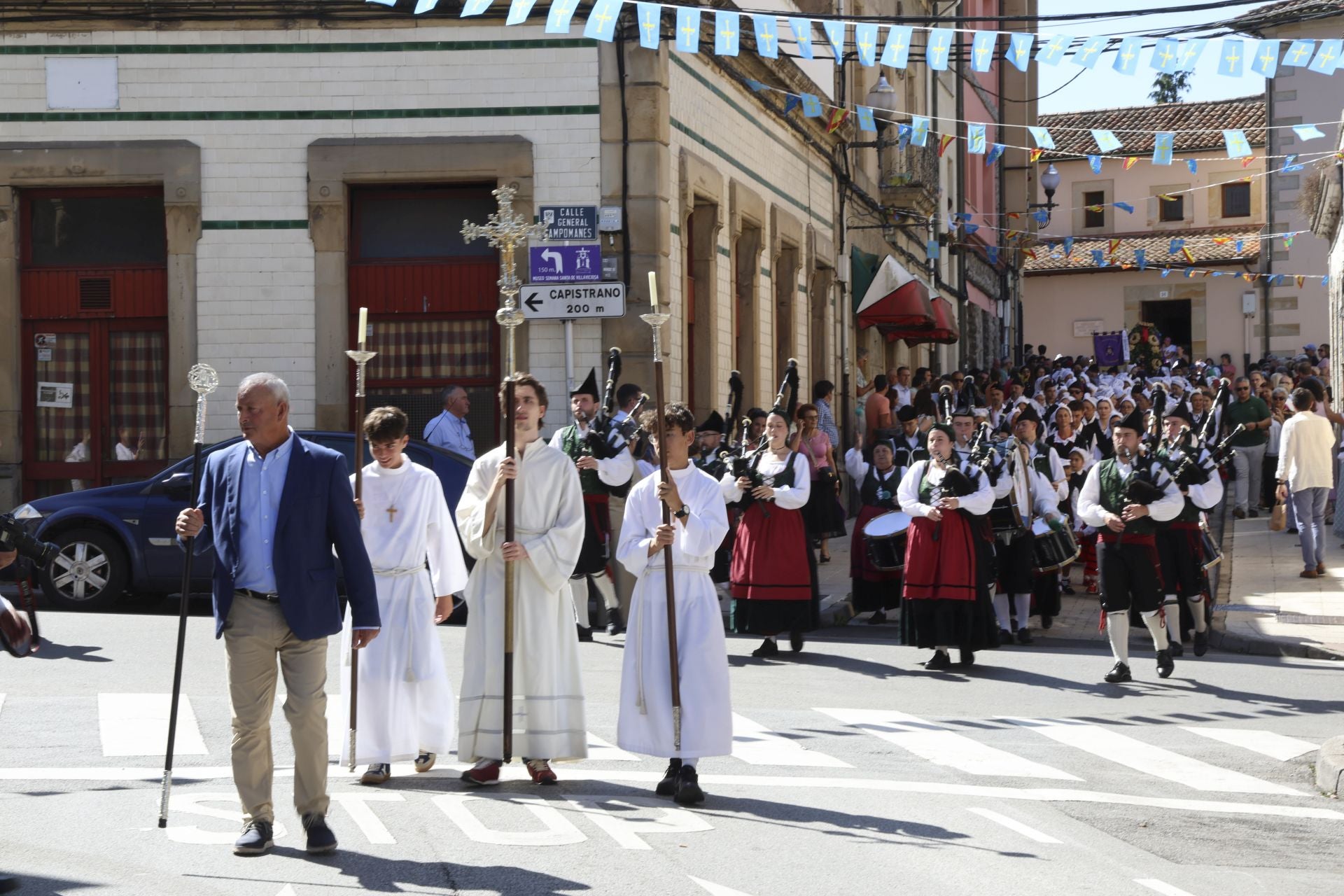 Villaviciosa celebra por todo lo alto el día grande de sus fiestas