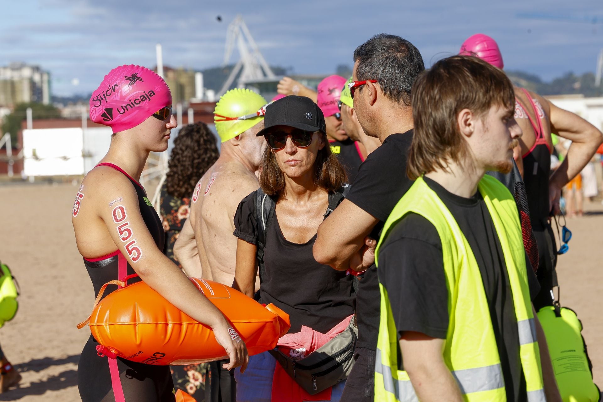 La Travesía a Nado Playas del Oeste de Gijón, en fotos