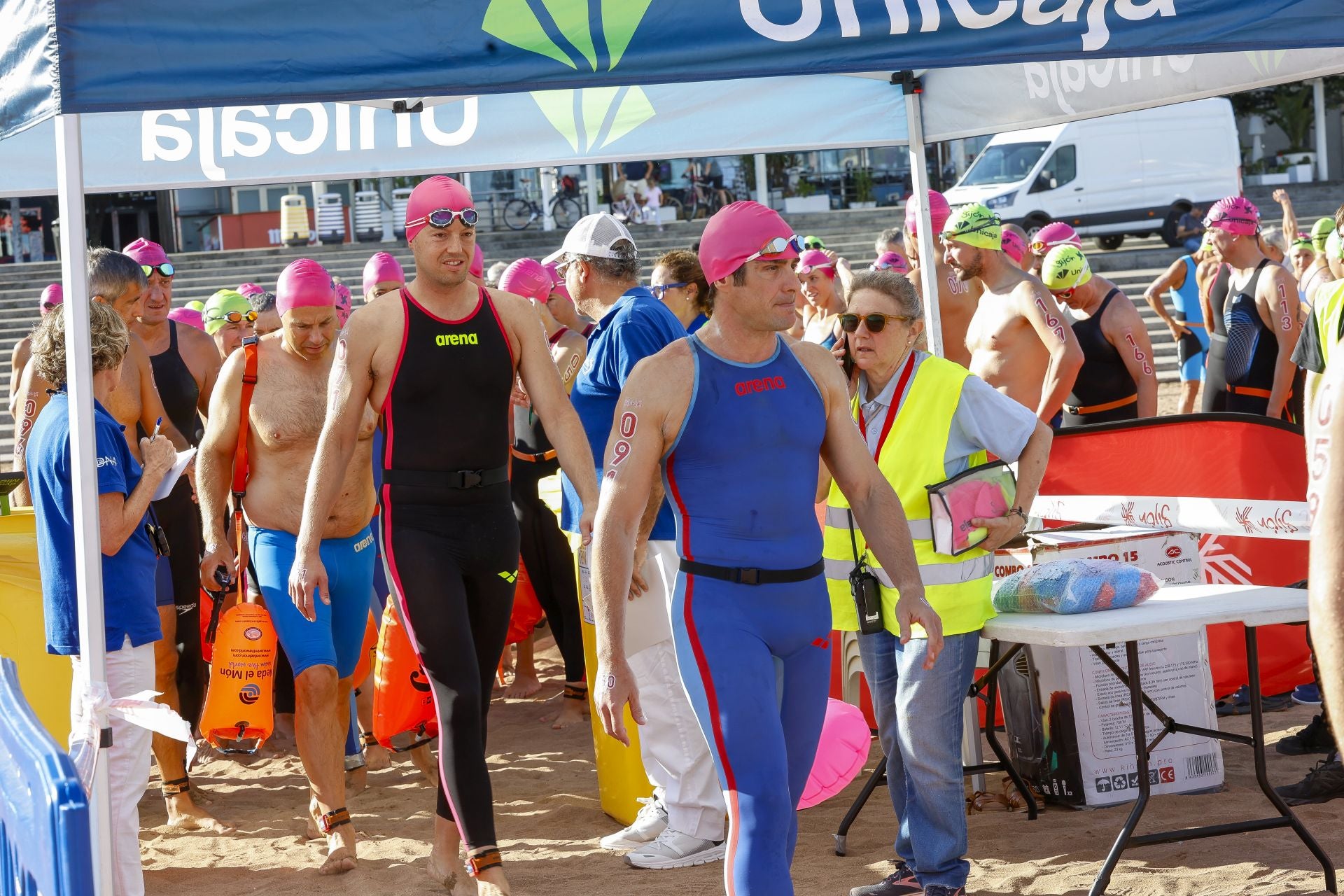 La Travesía a Nado Playas del Oeste de Gijón, en fotos