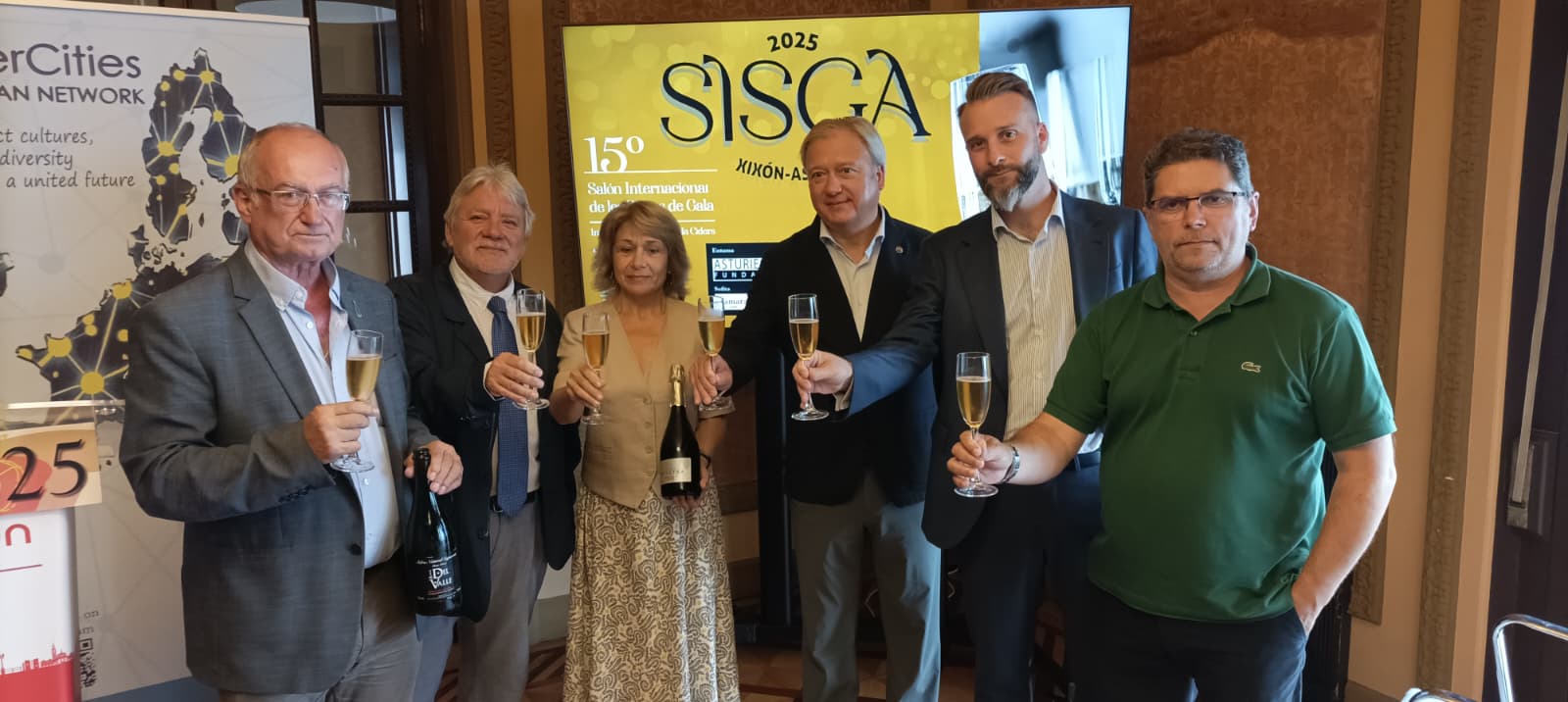 Presentación de la XV edición de SISGA esta mañana en la Casa Paquet.