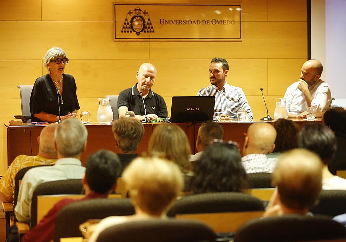 Mercedes de Soignie, Celestino Varela, Raúl Vázquez y Rubén Díez.