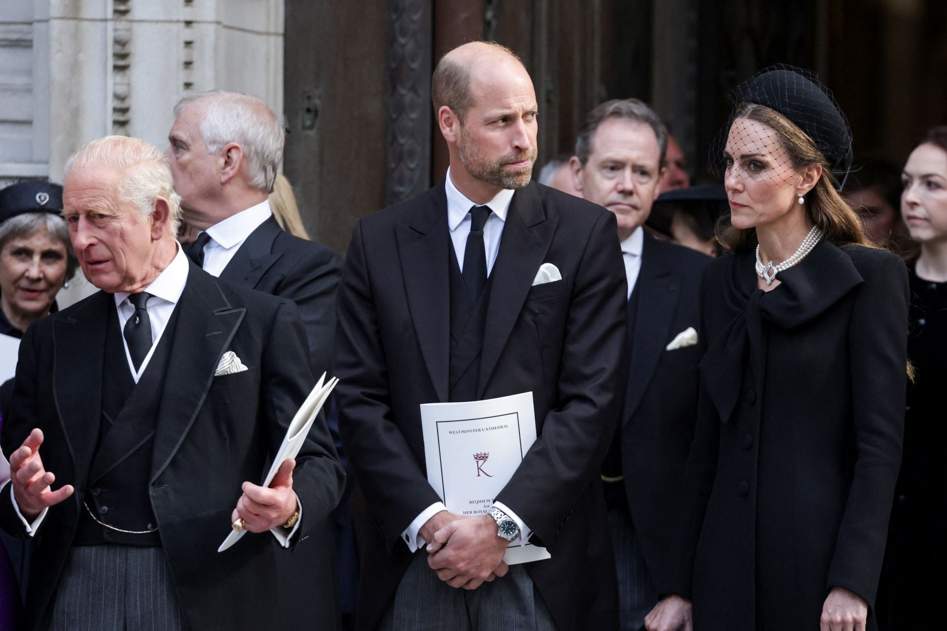 Las imágenes del funeral de la duquesa de Kent