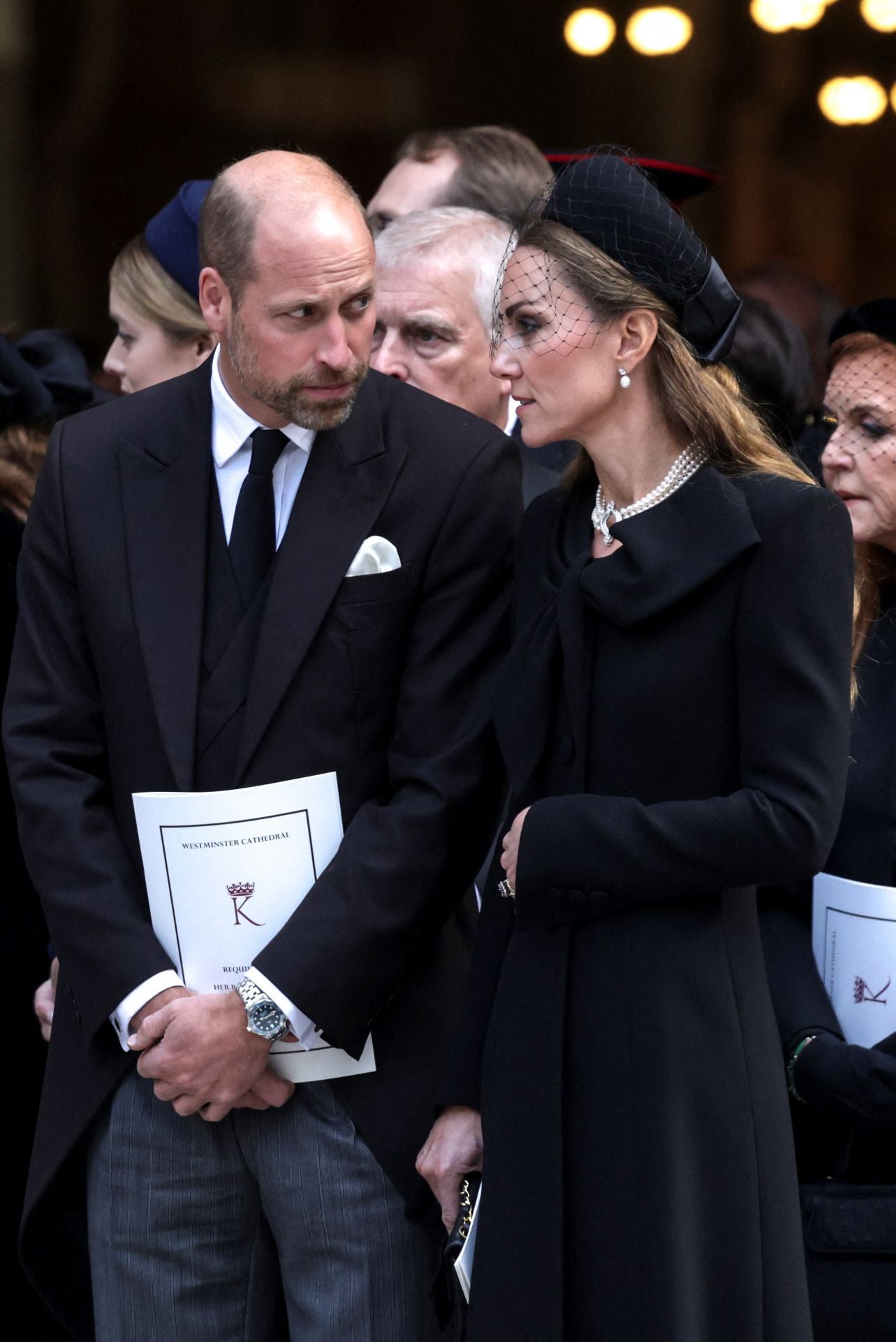 Las imágenes del funeral de la duquesa de Kent