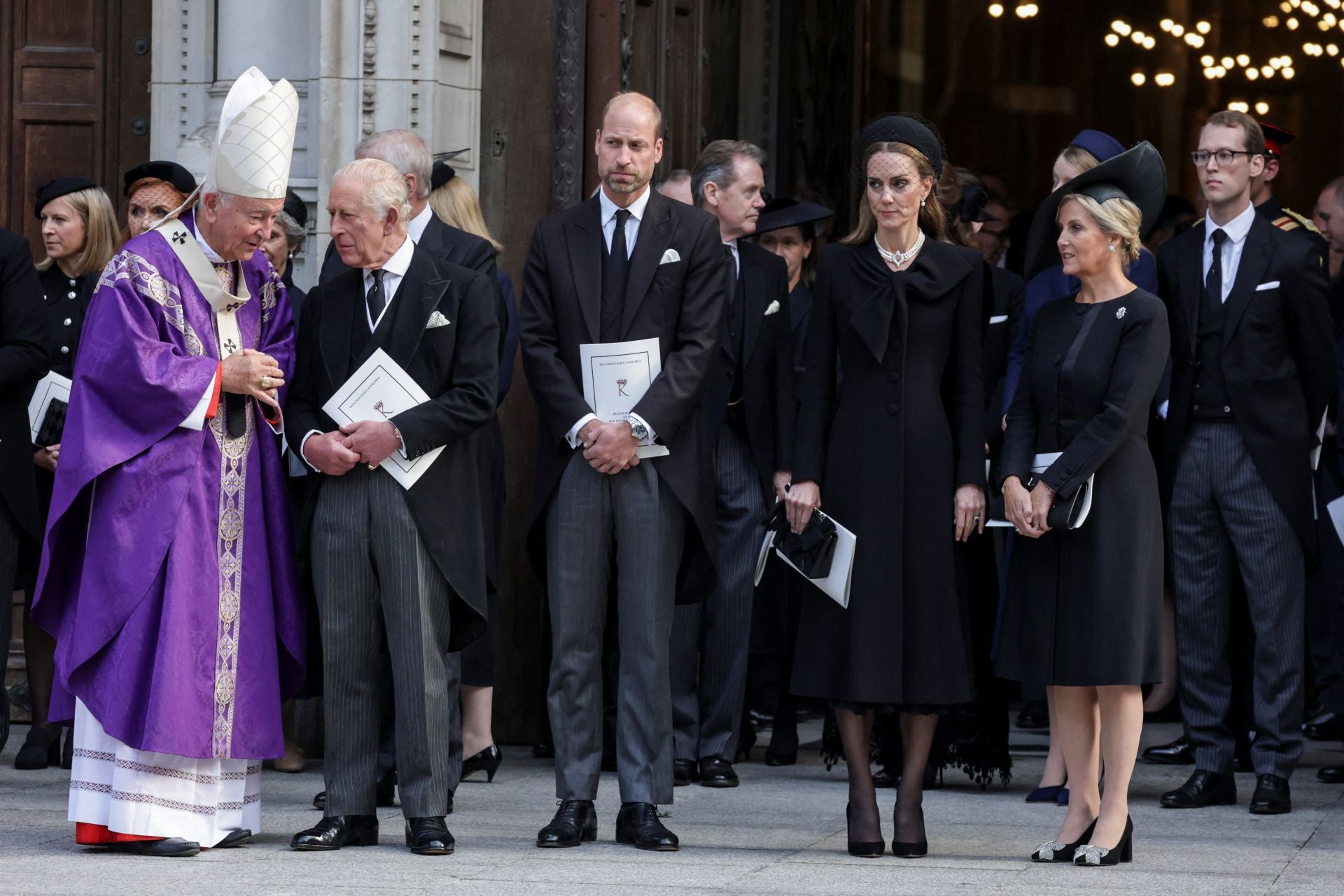 Las imágenes del funeral de la duquesa de Kent