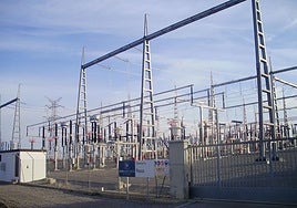 Subestación eléctrica de Sanzo, en Pesoz.