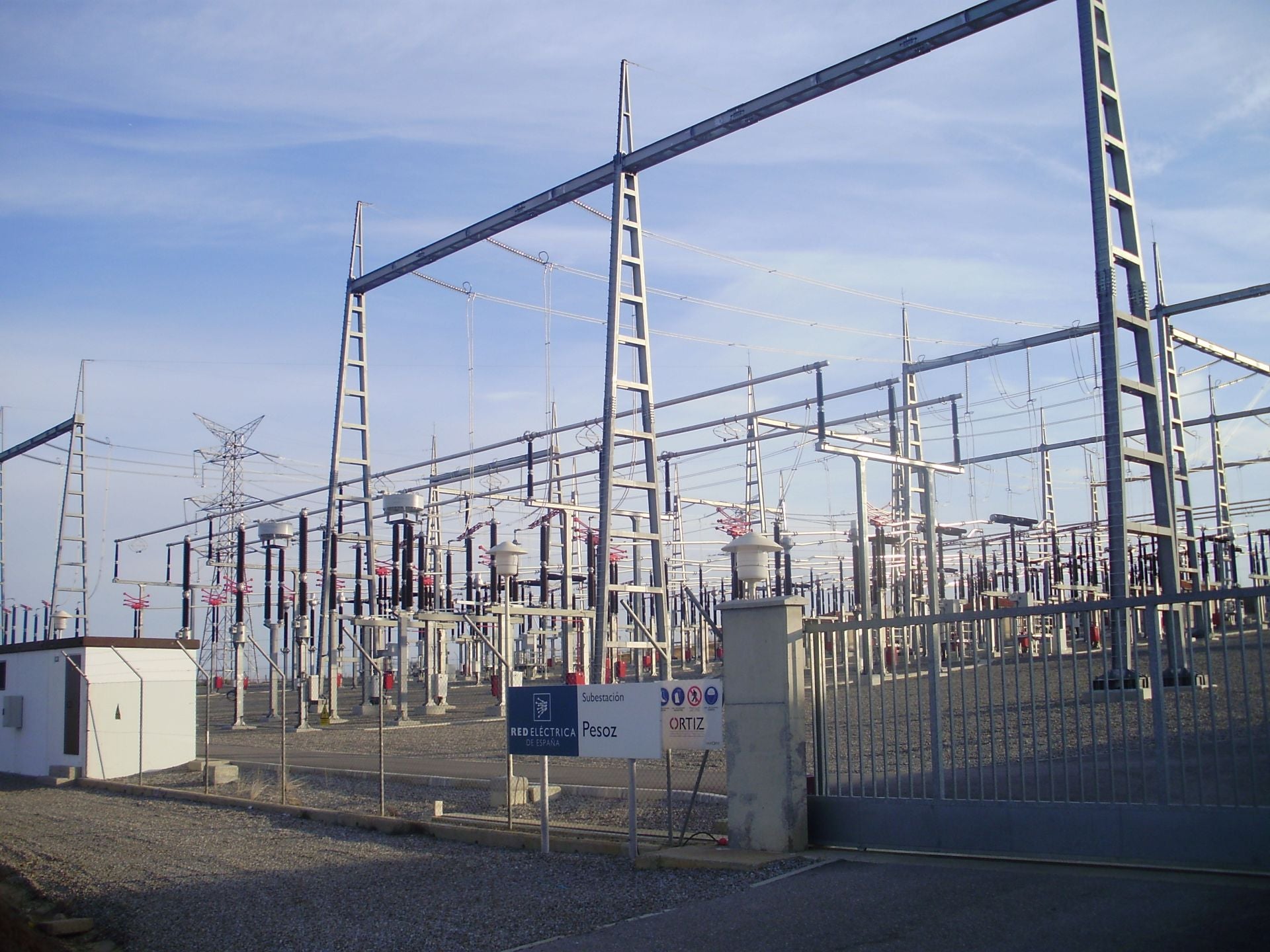 Subestación eléctrica de Sanzo, en Pesoz.